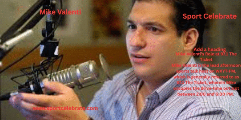 Mike Valenti’s Role at 97.1 The Ticket
