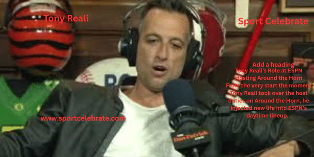 Tony Reali’s Role at ESPN