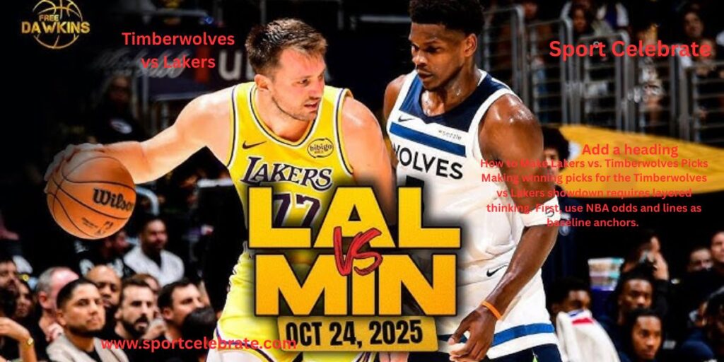 How to Make Lakers vs. Timberwolves Picks