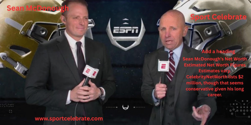 Sean McDonough’s Net Worth