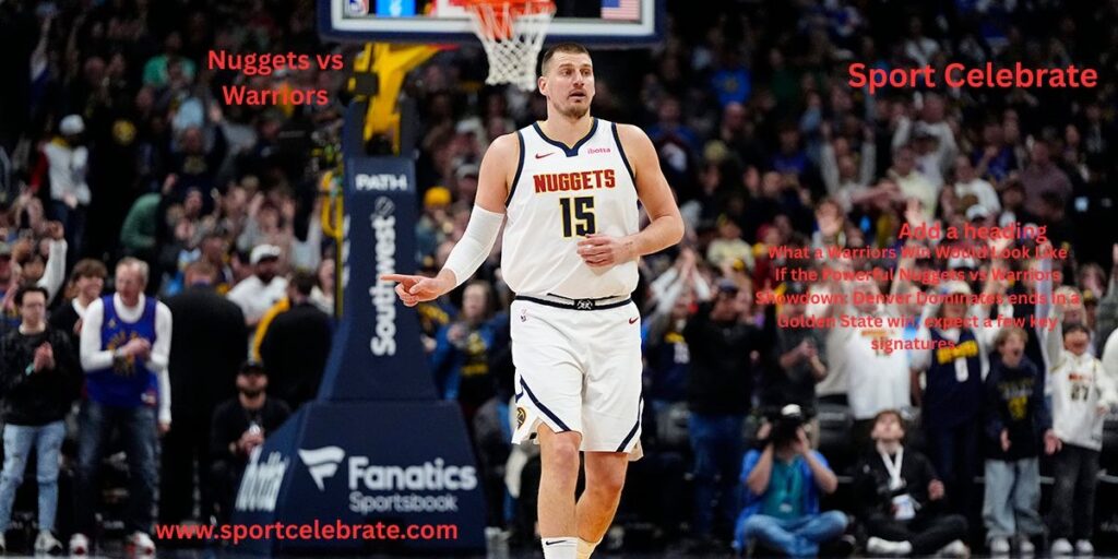 What a Warriors Win Would Look Like