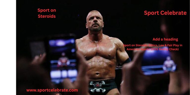 Sport on Steroids: Ethics, Law & Fair Play in American Sports (2025 Reality Check)